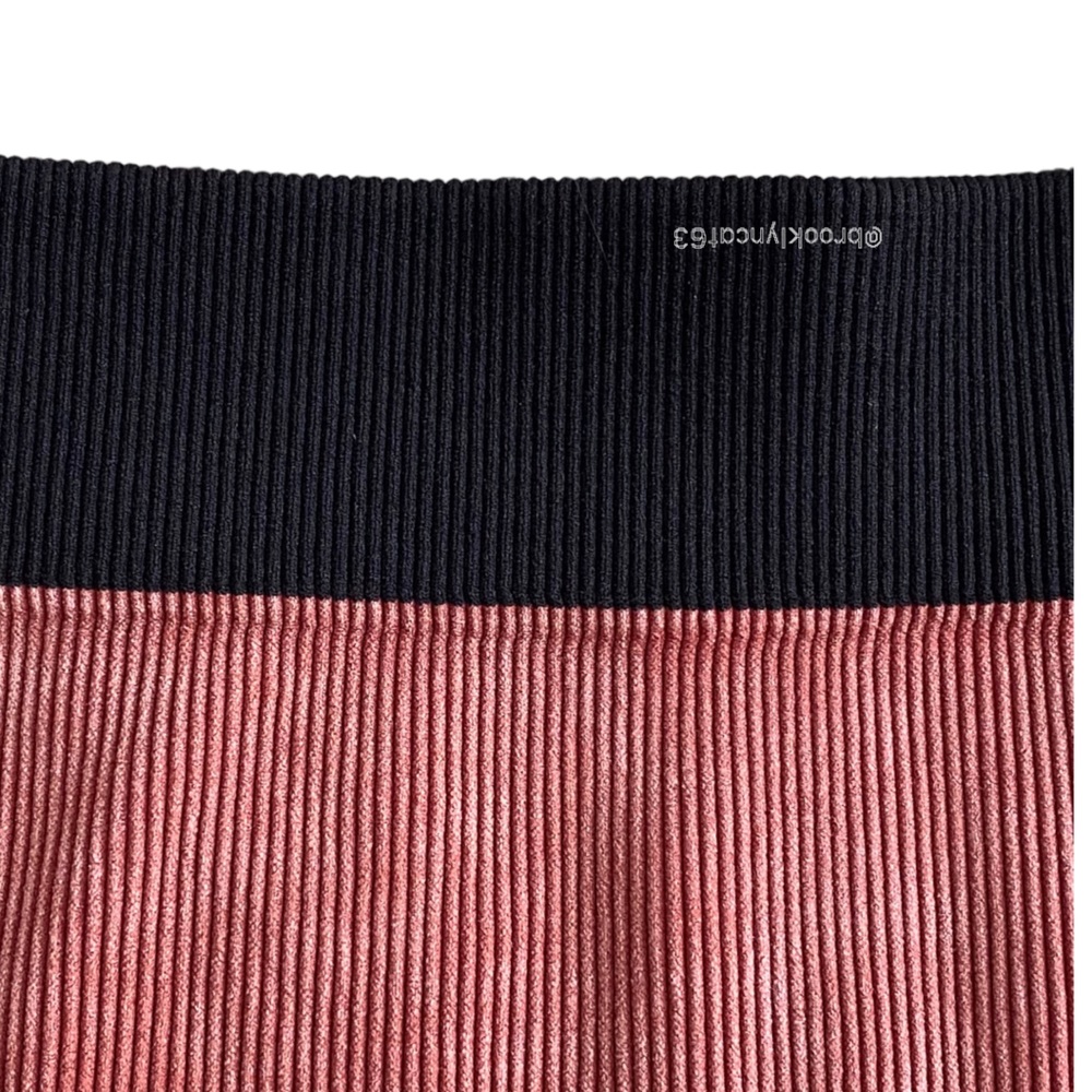 Zenana Seamless Shorts Ribbed Stretch Rust L - Picture 7 of 11